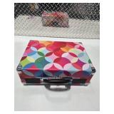 Portable Suitcase Record Player Turntable Built In Speakers Retro Colorful