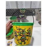 Teenage Mutant Ninja Turtles Scooby Doo Mystery Machine Buckets Cups Lot