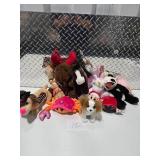 Large Plush Animal Stuffed Toy Lot Moose Horse Dog Unicorn TY Holiday Plush