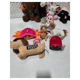 Large Plush Animal Stuffed Toy Lot Moose Horse Dog Unicorn TY Holiday Plush