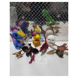 Dragon Toy Figure Lot Gremlins Gizmo Harry Potter Owl Dinosaur Spider Man Kids Toys