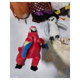 Ty Beanie Boo Plush Owl Lot Big Eye Stuffed Animals Fall Decor Woodland Bundle