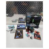 Brookstone LED Ring Toss Game FAO Schwarz STEM Toys Magnetic Tiles Desk Lot