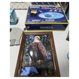 Brookstone LED Ring Toss Game FAO Schwarz STEM Toys Magnetic Tiles Desk Lot