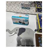 Brookstone LED Ring Toss Game FAO Schwarz STEM Toys Magnetic Tiles Desk Lot