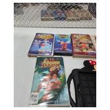Disney VHS Movie Lot Tarzan Sing Along Classics Mickey Mouse w Minnie Tablet