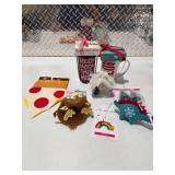 Christmas Decor Gift Lot Snoopy Ornament Holiday Mugs Cocoa Sets Pet Costume