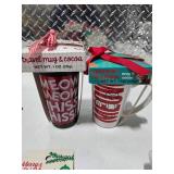 Christmas Decor Gift Lot Snoopy Ornament Holiday Mugs Cocoa Sets Pet Costume