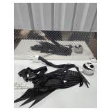 Nightmare Before Christmas Jack Skellington Plush Set Santa Hat Disney