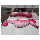 Giant Pink Seahorse Plush Oversized Body Pillow Stuffed Animal 3+ Ft