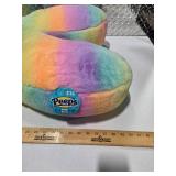NEW Peeps Giant Plush Bunny Rainbow Easter Decor Large Stuffed Animal NWT
