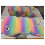 NEW Peeps Giant Plush Bunny Rainbow Easter Decor Large Stuffed Animal NWT