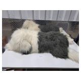 Huge Realistic Sheepdog Plush Oversized Shaggy Dog Stuffed Animal 3+ Ft