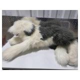 Huge Realistic Sheepdog Plush Oversized Shaggy Dog Stuffed Animal 3+ Ft