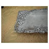 Arthur Court 1996 Grape Pattern Aluminum Serving Tray (12" x 6