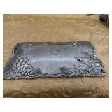 Arthur Court 1996 Grape Pattern Aluminum Serving Tray (12" x 6