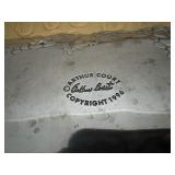 Arthur Court 1996 Grape Pattern Aluminum Serving Tray (12" x 6