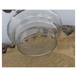 Vintage Glass Serving Bowl (10.5" D)