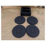 Set of Four Stone/Slate Coasters State of Minnesota Design