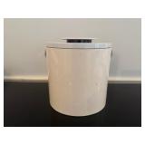 Vintage Georges Briad White Ice Bucket