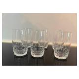 Vintage Cut Crystal Water Glasses Belfast Pattern (Qty 6)