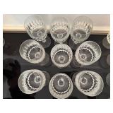 Schott-Zwiesel Tango Pattern Cut Crystal Wine Glasses (Qty 9)