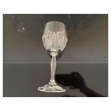 Vintage Schott-Zwiesel Celebration Pattern Crystal Cut Wine Glasses (Qty 5)