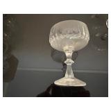 Vintage Schott-Zwiesel Tango Pattern Cut Crystal Champagne or Tall Sherbet Glasses (Qty 12)