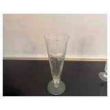Vintage Pilsner Glasses (Qty 7)