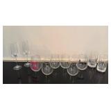 Miscellaneous Glassware (Qty 10) - Schott Zwiesel, University of Minnesota, "Queen" and Pilsner Glasses