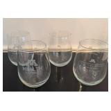 Miscellaneous Glassware (Qty 10) - Schott Zwiesel, University of Minnesota, "Queen" and Pilsner Glasses