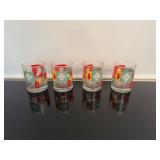 Set of Four Vintage Tabasco Brand High Ball or Cocktail Glasses