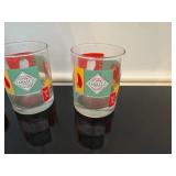 Set of Four Vintage Tabasco Brand High Ball or Cocktail Glasses