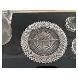 Glass Divided Relish Dish, Small Glass Bowls, Glass Water Pitcher