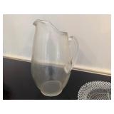 Glass Divided Relish Dish, Small Glass Bowls, Glass Water Pitcher