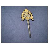 Eclectic Lot of Miscellaneous Collectibles: Bronze Apple, Snowflakes Sticks, Angel Ornament, Indian Eyeliner Applier