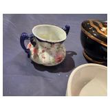 Vintage Decorative Items, Crystal Ash Tray, China, Glass Flower Holder