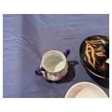 Vintage Decorative Items, Crystal Ash Tray, China, Glass Flower Holder