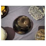 Vintage Decorative Items, Crystal Ash Tray, China, Glass Flower Holder