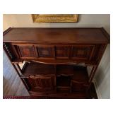 Antique Chinese Tea Chest/Hutch 48" wide x 14" deep x 53" tall