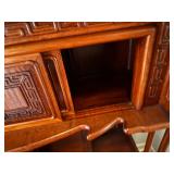 Antique Chinese Tea Chest/Hutch 48" wide x 14" deep x 53" tall