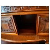 Antique Chinese Tea Chest/Hutch 48" wide x 14" deep x 53" tall