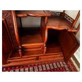 Antique Chinese Tea Chest/Hutch 48" wide x 14" deep x 53" tall