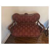 Victorian Eastlake Settee Parlor Sofa or Loveseat - Late 19th Century