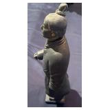 Chinese Terracotta Warrior Statue Replica 15" Tall Removable Head