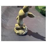 Disney Piglet Winnie the Pooh White Swan Garden Statue 8 1/2" Tall