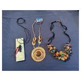 Unique Handmade Artisanal Necklaces Made with Natural Materials