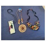 Unique Handmade Artisanal Necklaces Made with Natural Materials
