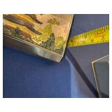 Vintage Japanese Musical Jewelry Box (6" x 3" x 1")