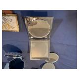 Compact Mirrors, Shell Jewelry Case, Floral Card Holder